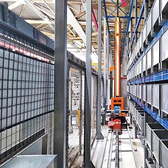 High Density Pallet Rack Stacker Crane Industrial Automatic Warehouse