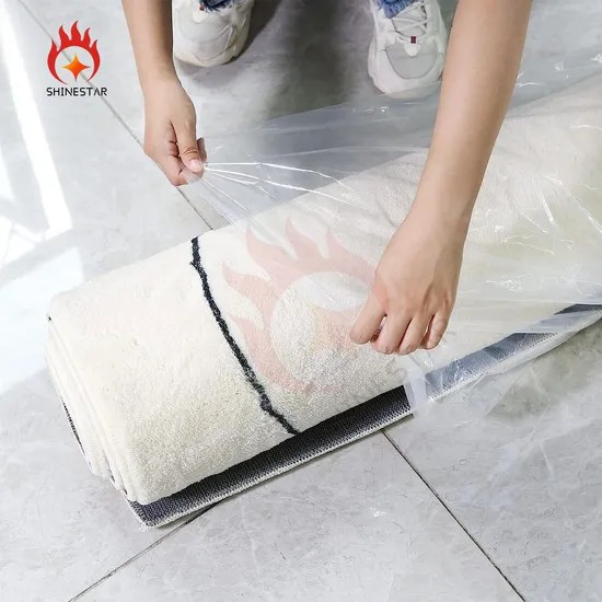 Extra Large Plastic Rug Storage Clear Carpet Moving, Packing