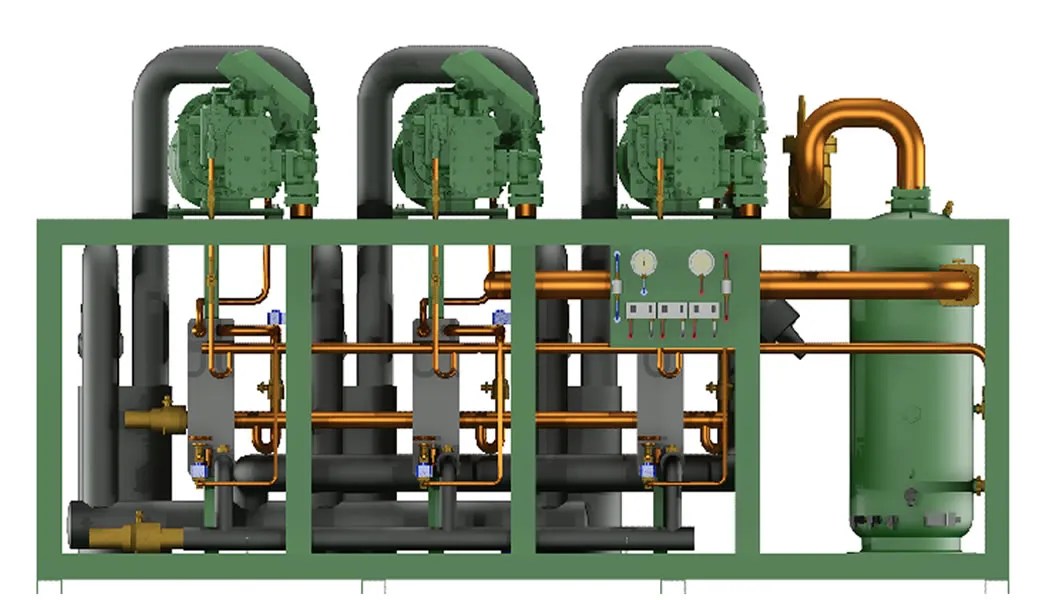 Compressor Rack Refrigeration Compressor Rack Triple Screw Parallel