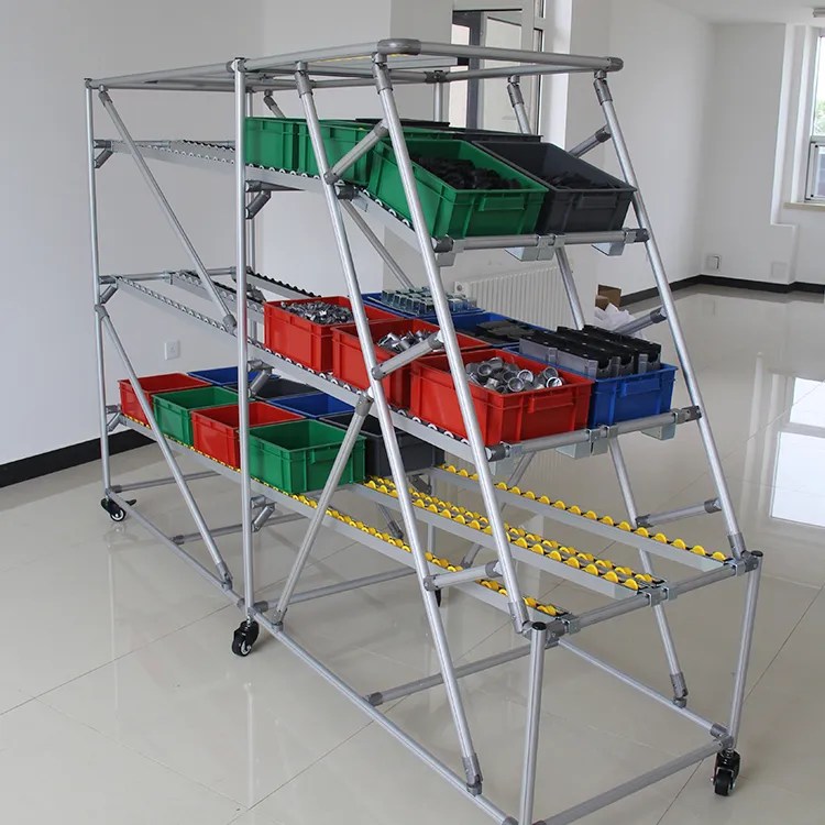 China Flexible Lean Pipe for Warehouse Storage Rack, Aluminum Racking