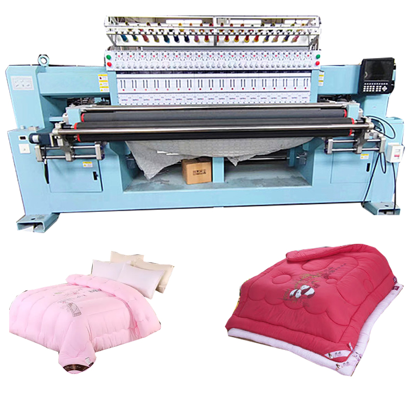 Computerized Multi Needle Sewing Embroidery Quilting Roll Machine