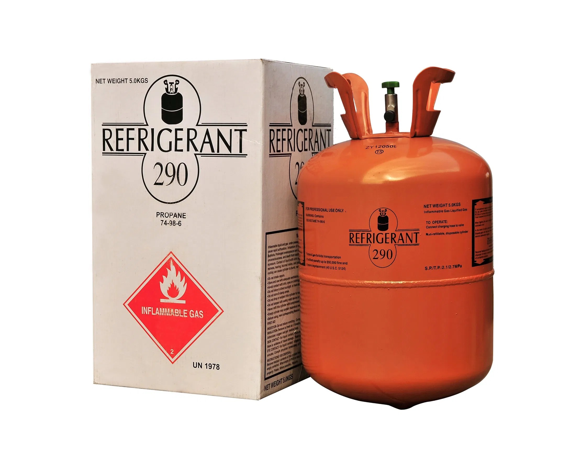 Freezer Refrigeration R134A R600A R209 Refrigerant Refrigerant and