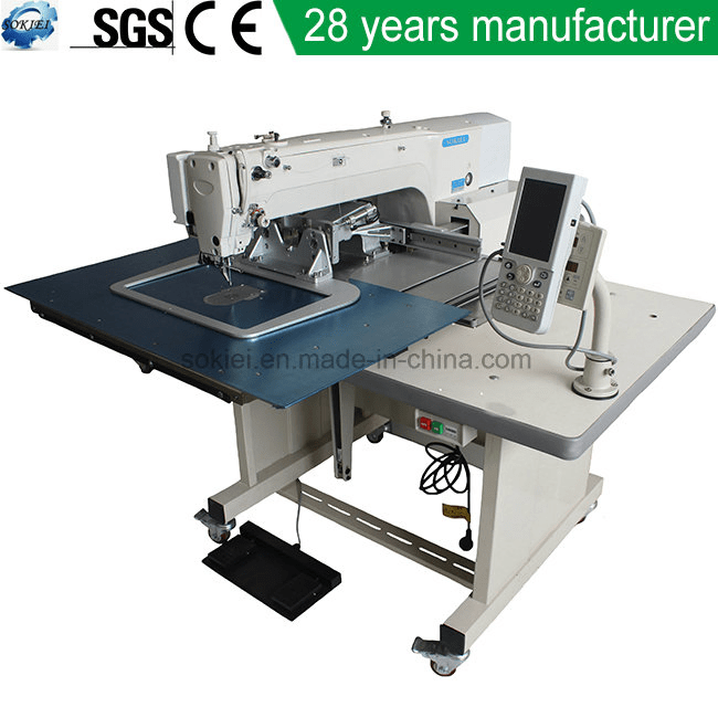 Automatic Garment Industrial Computerized Programmable Pattern Stitching Sewing Machine China