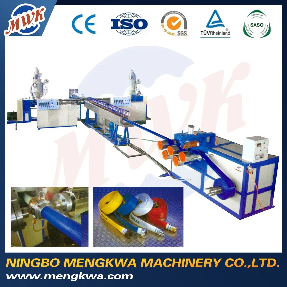 One Step PVC LayFlat Hose Machine China PVC LayFlat Hose Machine