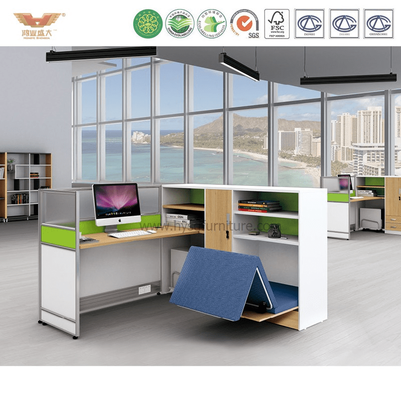 Modular Hot Sale Standard Size Layout Office Partition with Filing