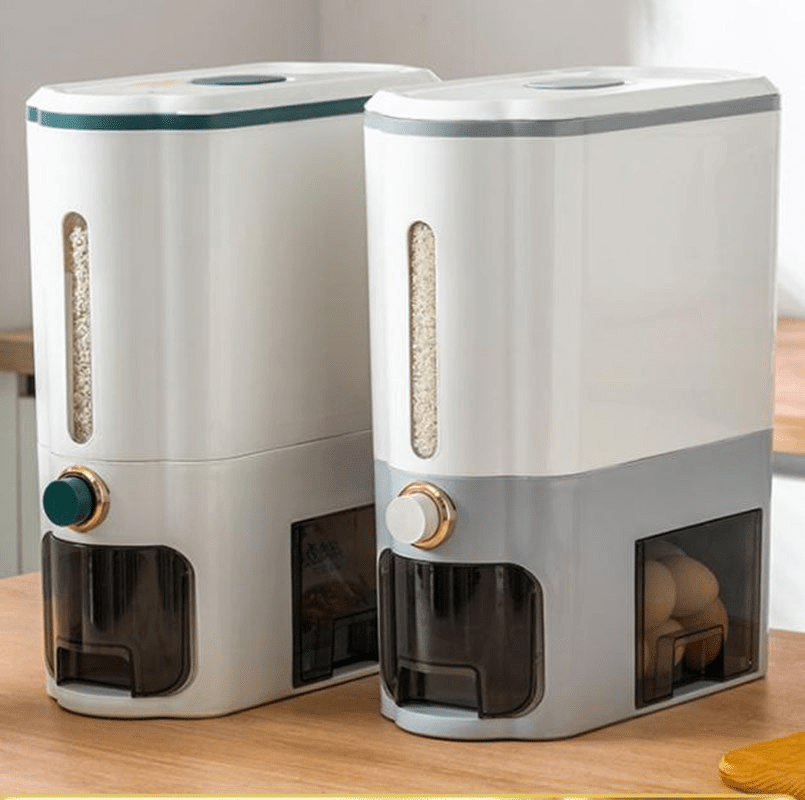 Large Sealed Grain Container Kitchen Food Rice Buckets Rice Bin Storage