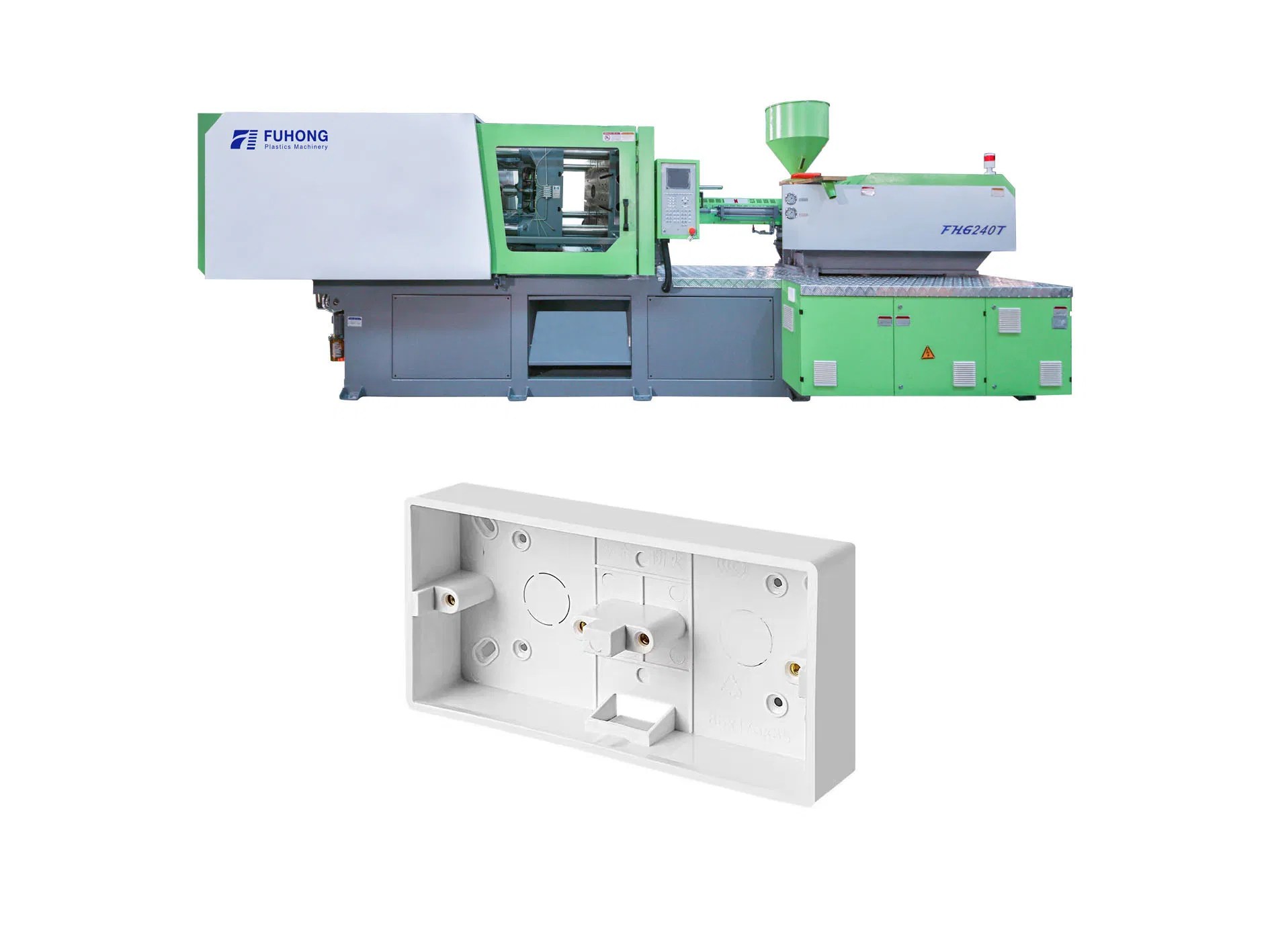 PVC ABS Electrical Box Switch Socket Making Injection Molding Machine