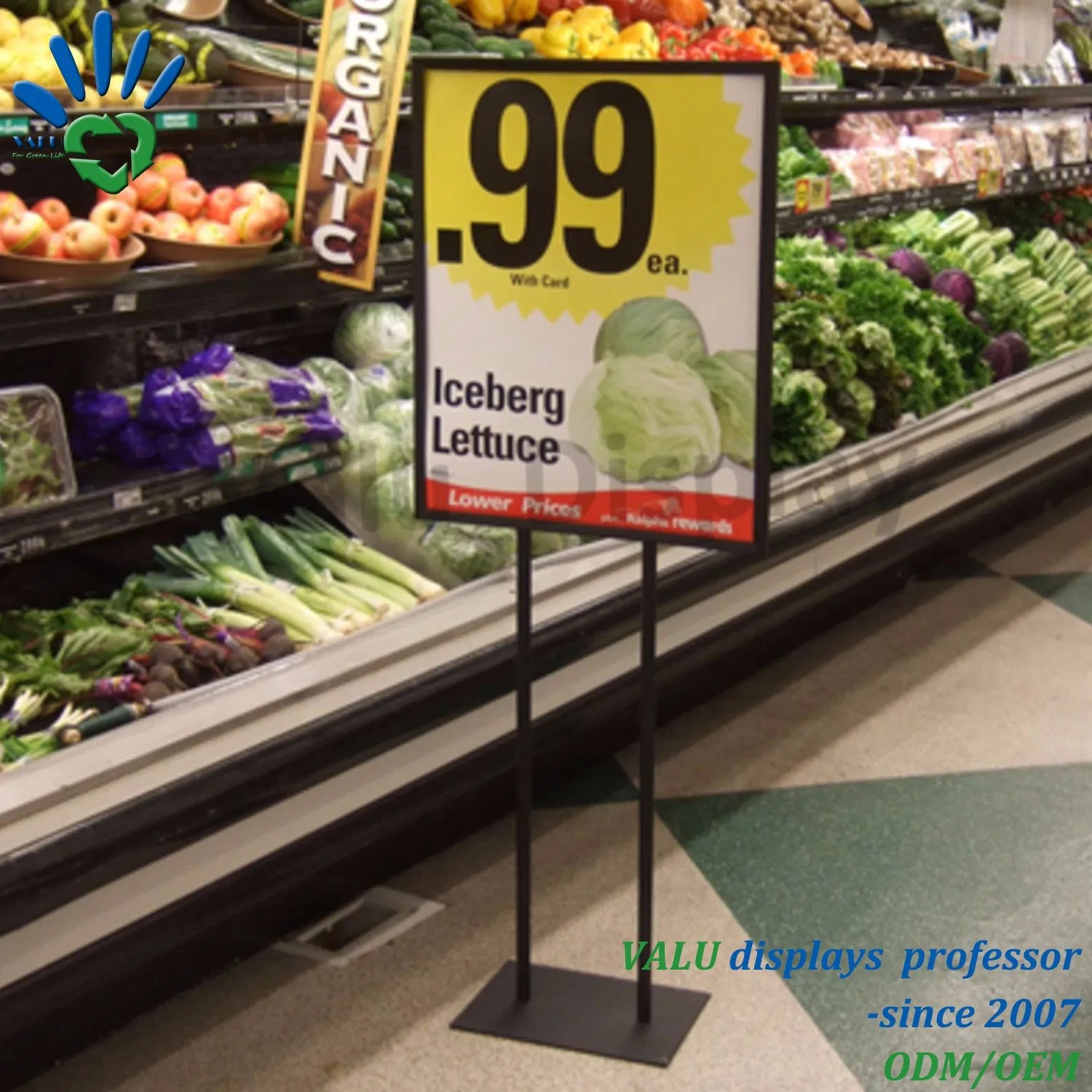 Advertising Stand for Poster Frame Rack for Sales Rack China Pop Sign