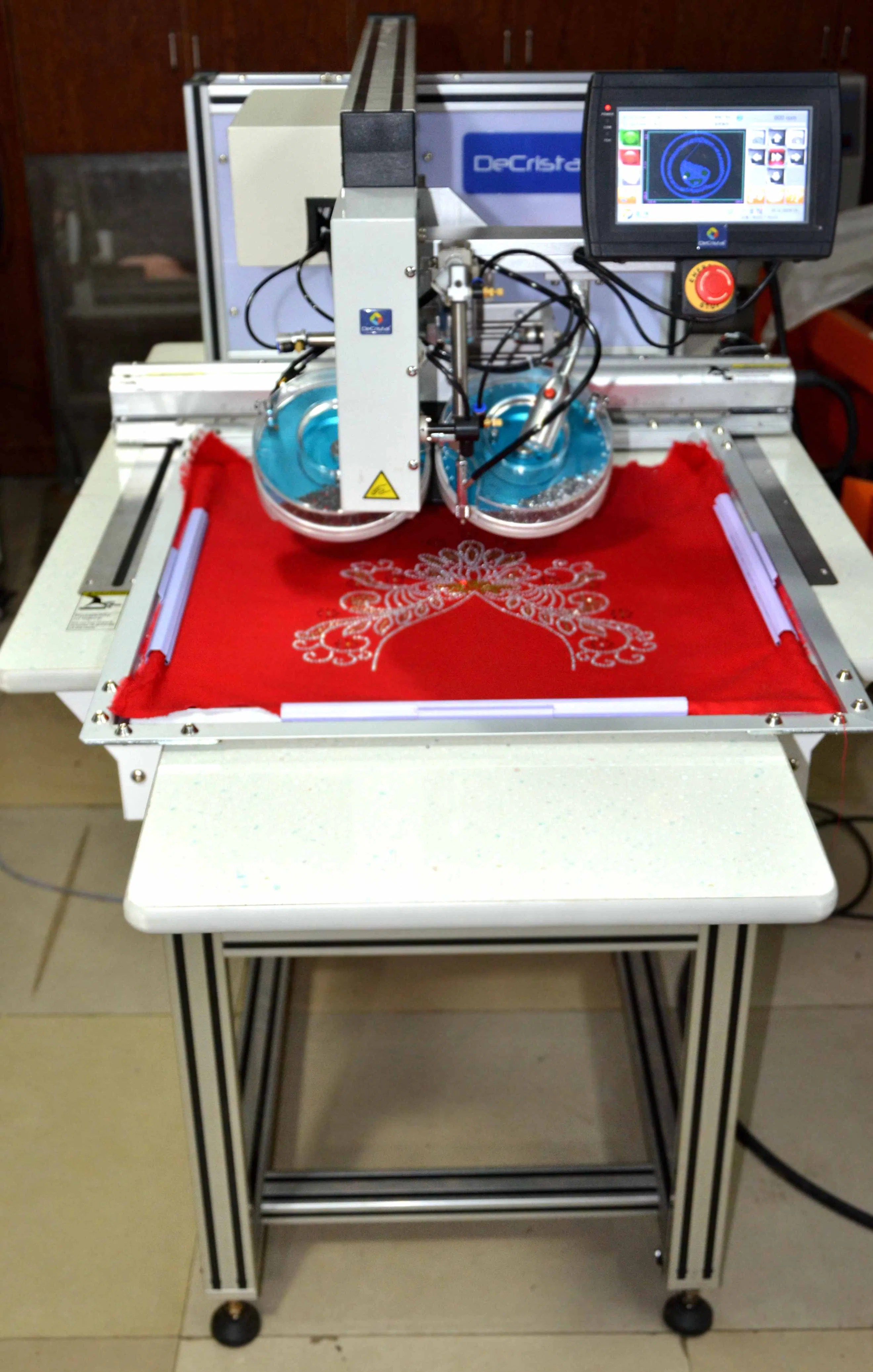 Ultrasonic Automatic Rhinestone Hotfix Machine, Rhinestone Motif