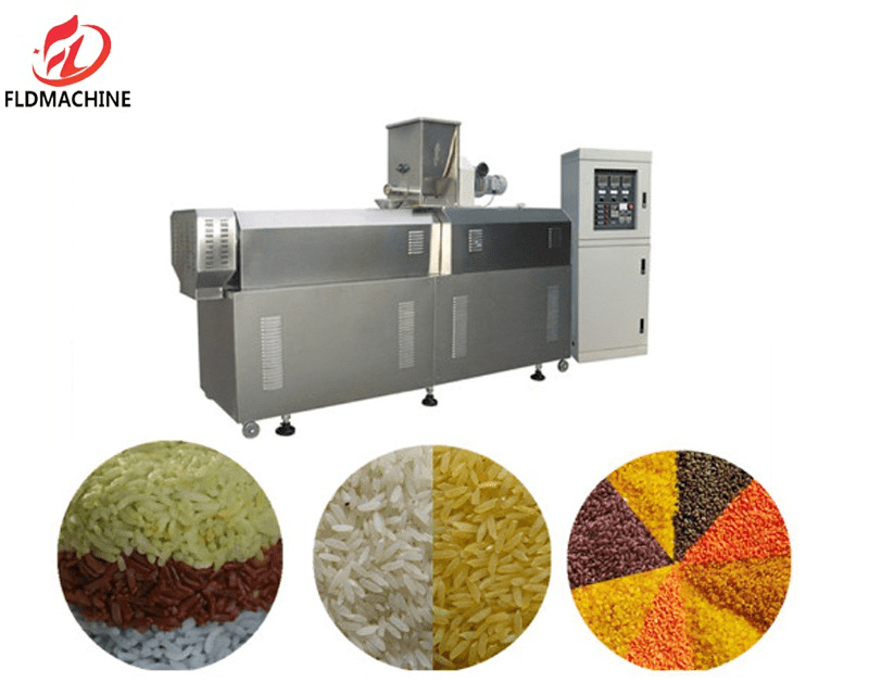 Artificial Rice Extruder Machine Processing Line China Fortified Rice