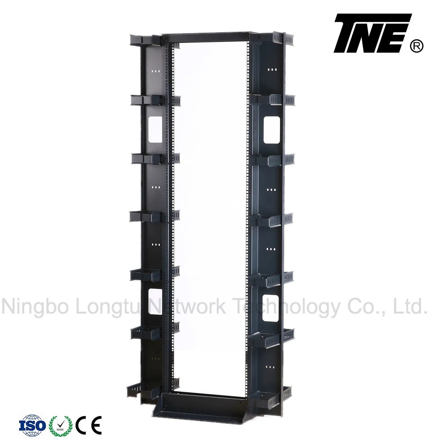 42u Open Rack with Cable Rings China Network and Server Rack