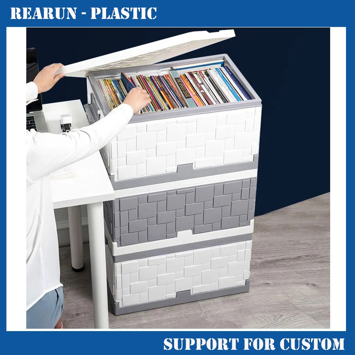 Storage Box Plastic Customized Container Size Plastic Storage Box with