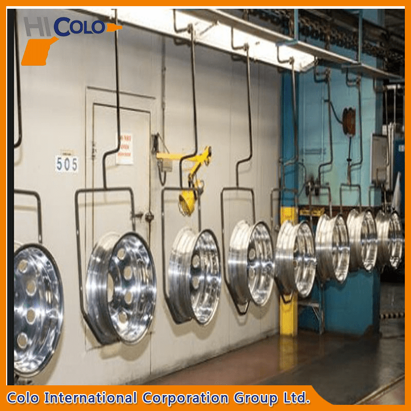 Alloy Wheel Rim Industrial Powder Coating System China Powder Coating