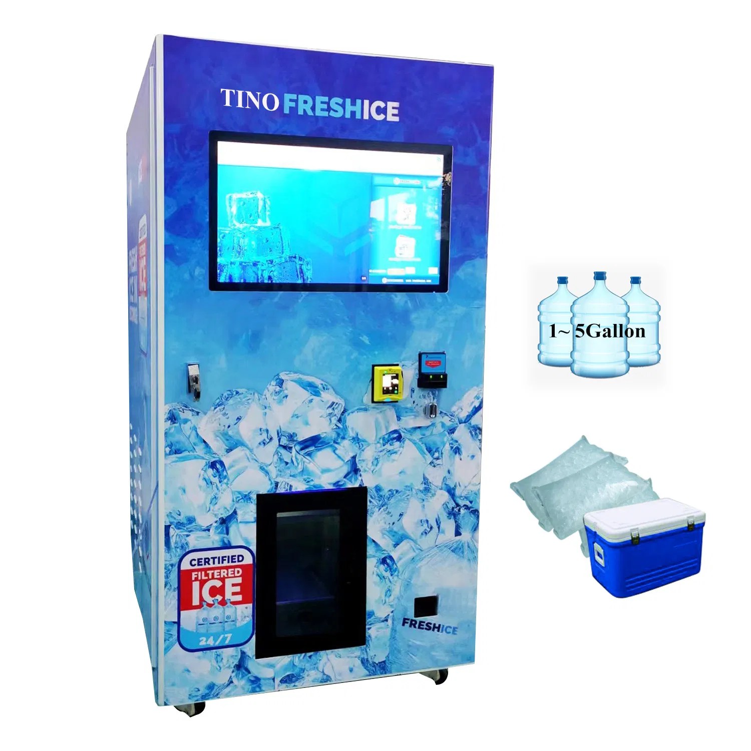 Ice Water Vending Machine& Ice Vending Machine Ice Vending Machine