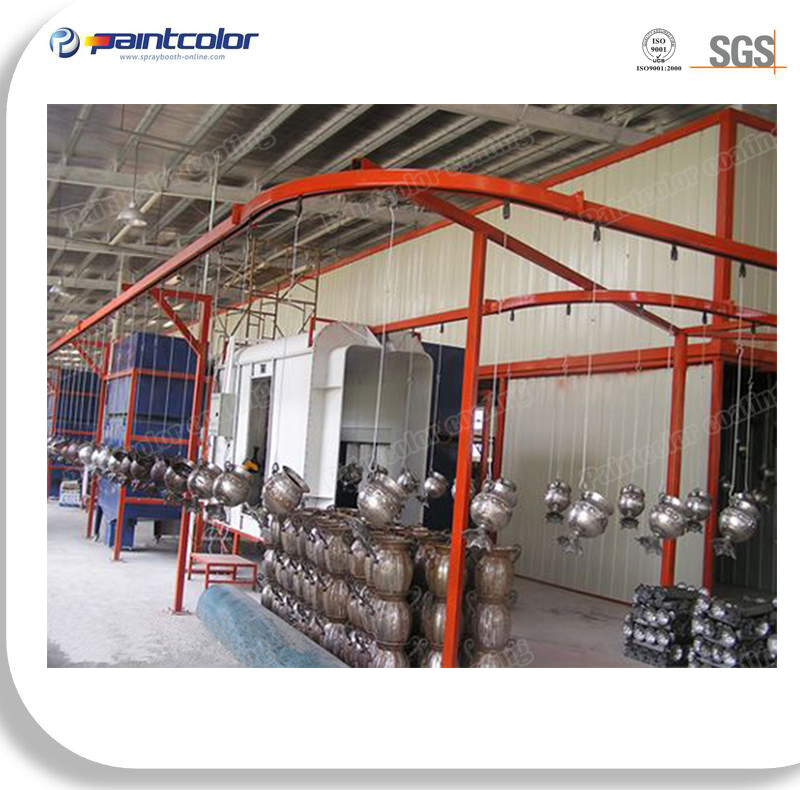 Efficient Recycling Powder Automatic Powder Coating Line China Powder