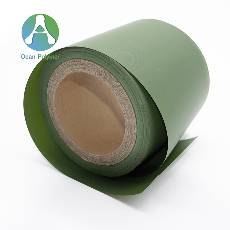 PVC Decorating Film Green Color Rigid PVC Sheet Roll China PVC Sheet