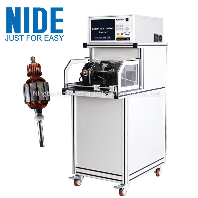 Automatic AC/DC Motor Armature Rotor Intelligent Testing Machine