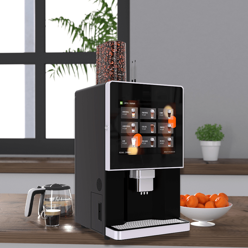 Table Type Automatic Intelligent Coffee Vending Machine with Qr Code