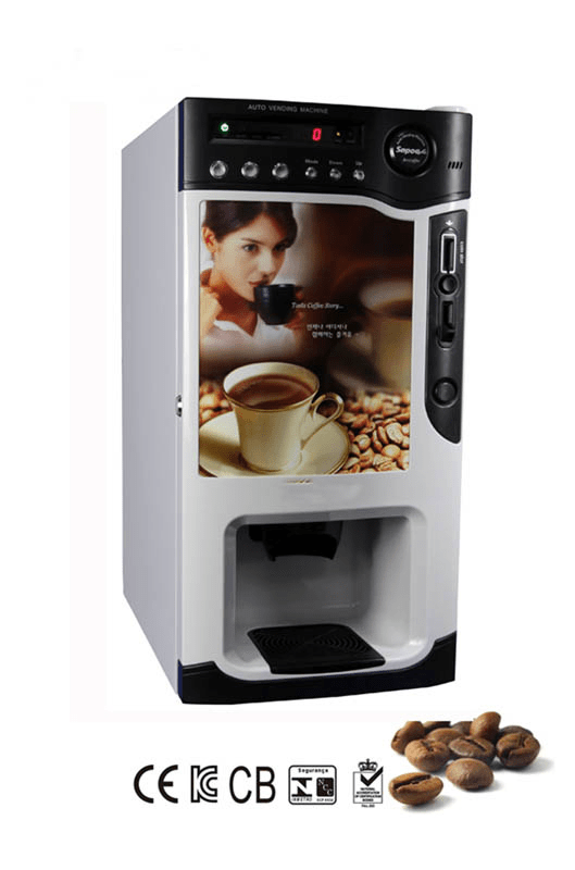 Automatic Coin Operated Coffee Vending Machine China Vending Machine