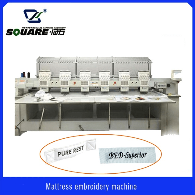 Computerized Mattress Label Logo Embroidery Sewing Machine China