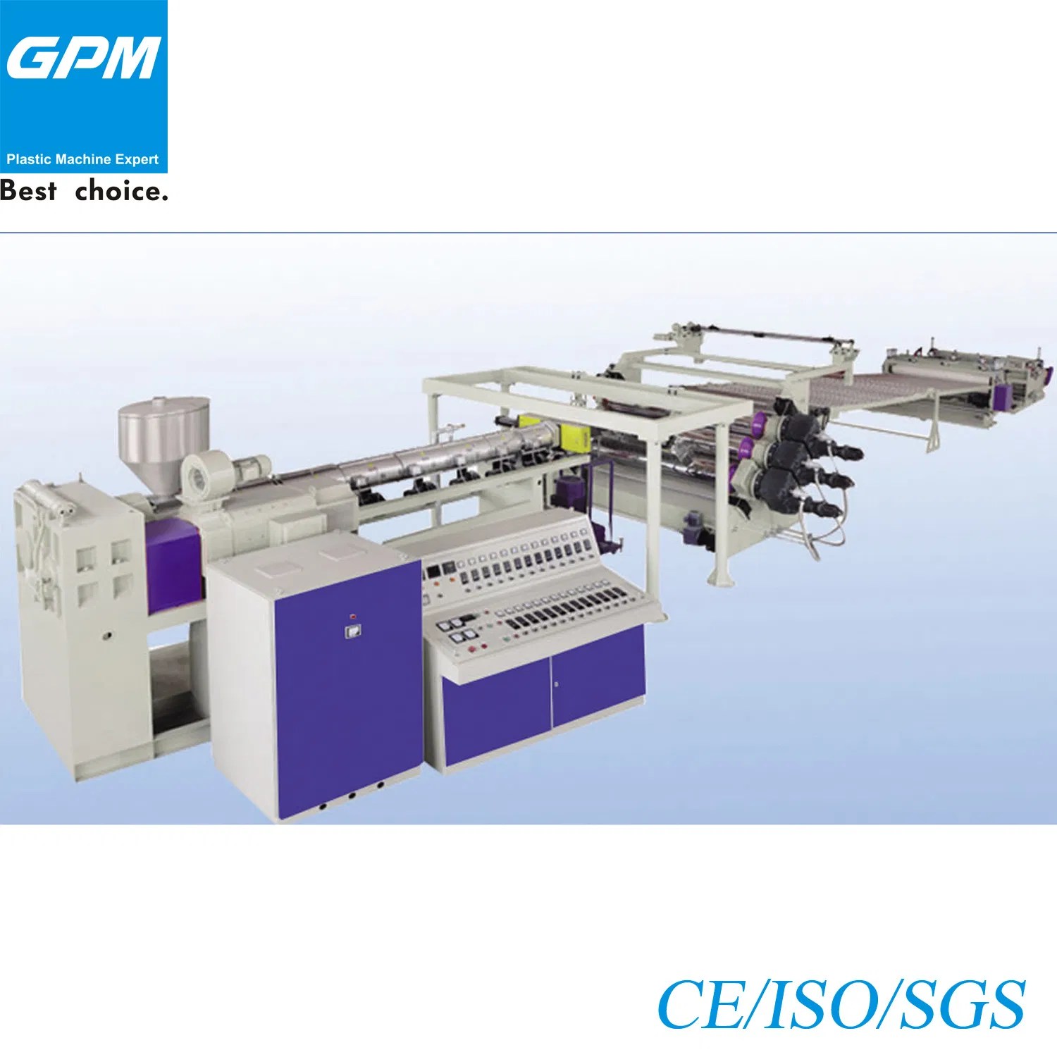 PVC Rigid/Semi Rigid/Soft Sheet Extrusion Line China PVC Rigid/Semi