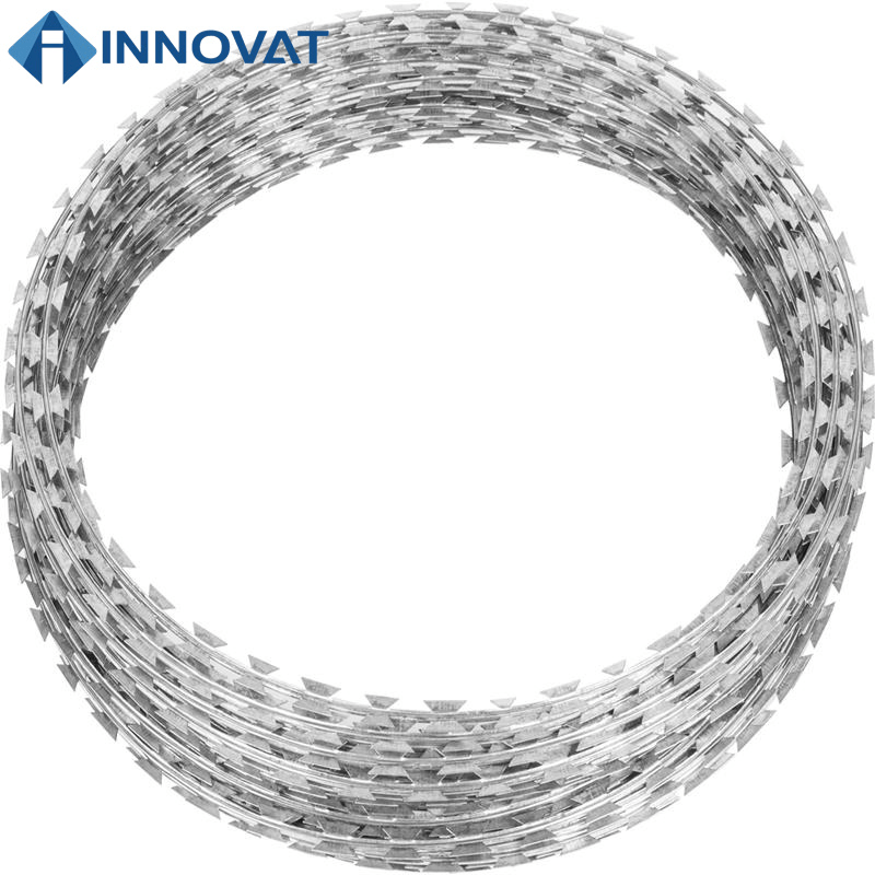 Galvanized Razor Barbed Wire, Razor Fence, Bto22 Razor Wire