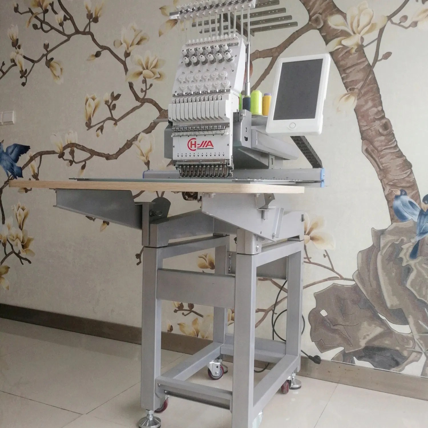 Compact Embroidery Machine China Single Head Embroidery Machine and