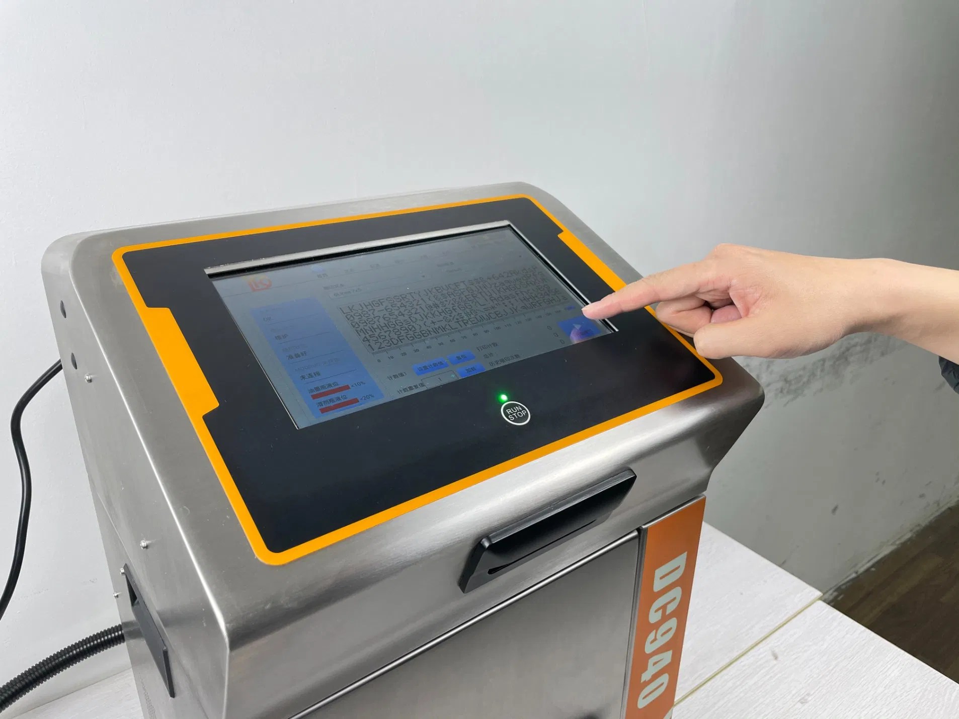 Automatic Industrial Cij Inkjet Printer Qr Code Batch Number Printing