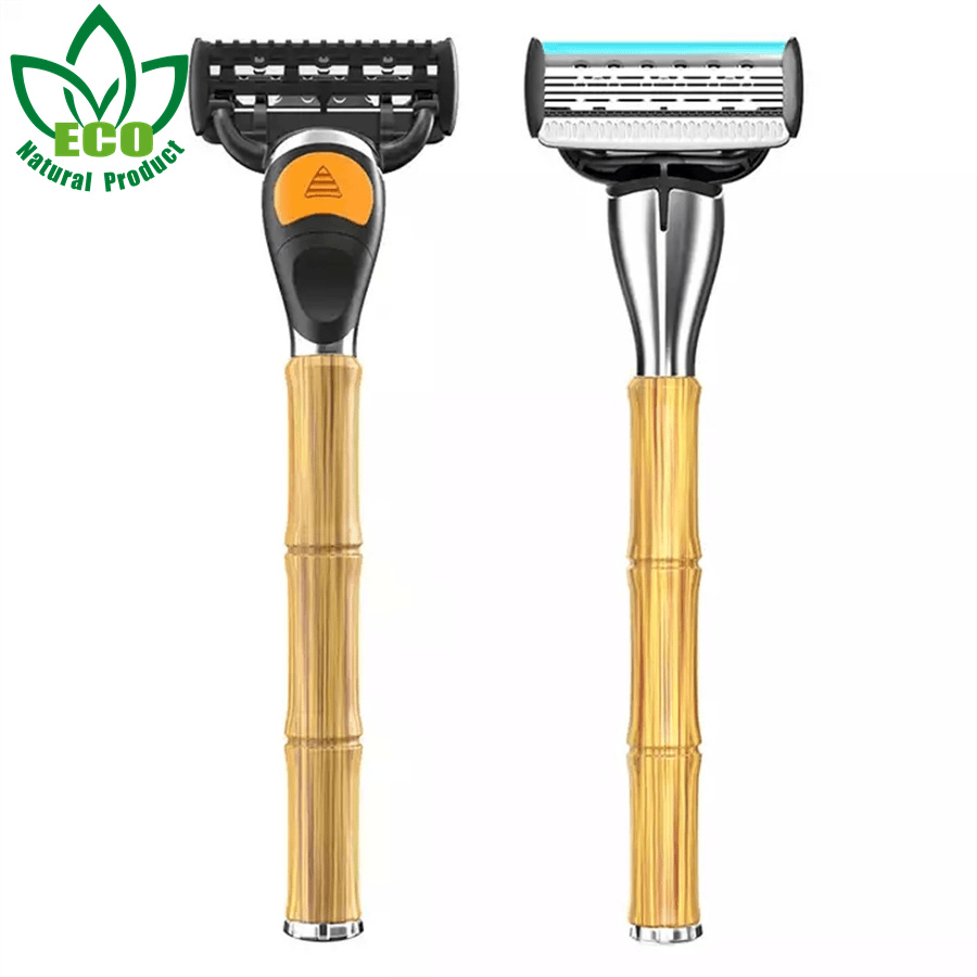 High Quality Bamboo Shaving Razor Face Shaver Razor Men Razor 5 Blade China Bamboo Razor and