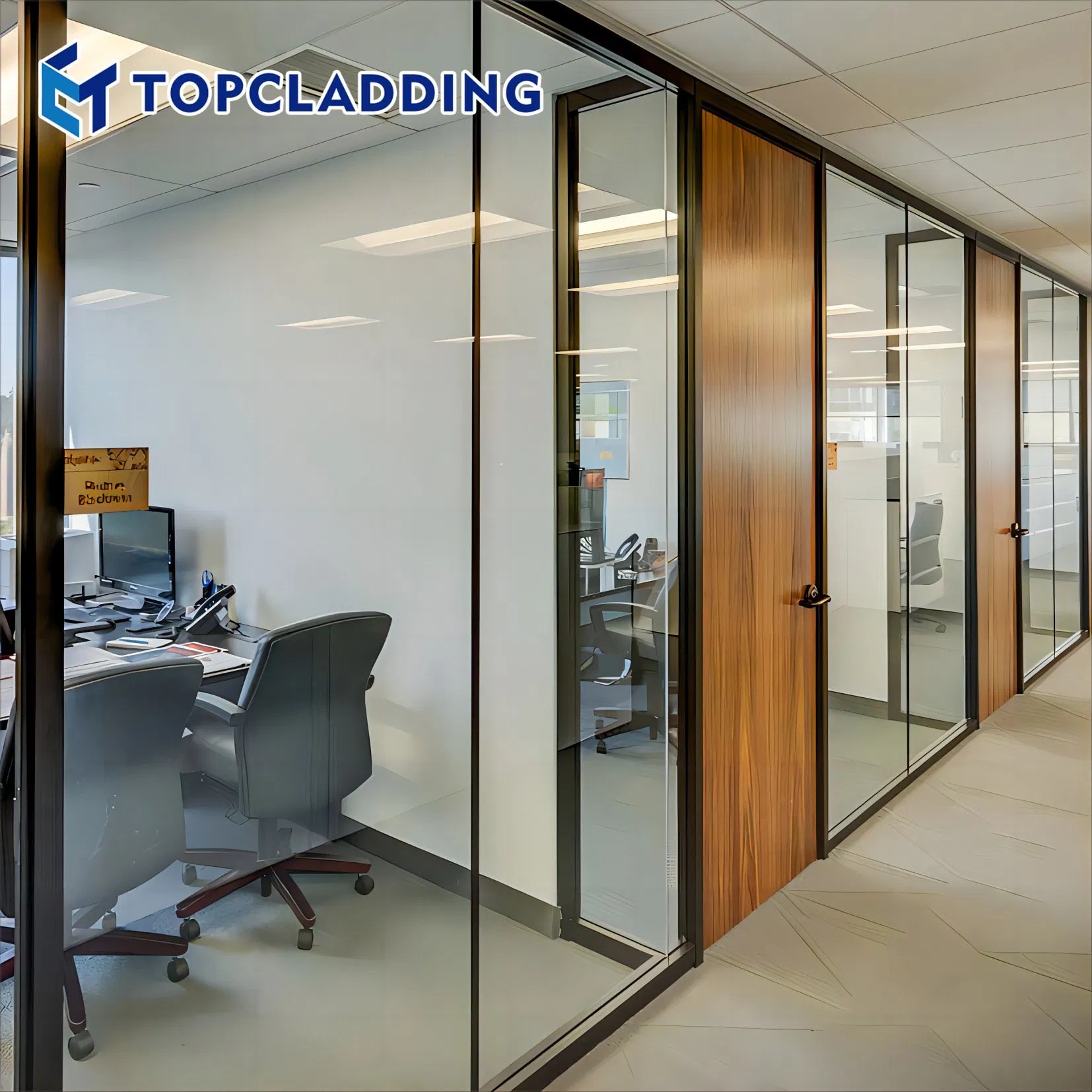 Soundproof Office Separation Modular Cubicle Acrylic Movable Operable