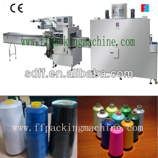 Automatic Sewing Thread Spool Horizontal Shrink Wrapping/ Packing