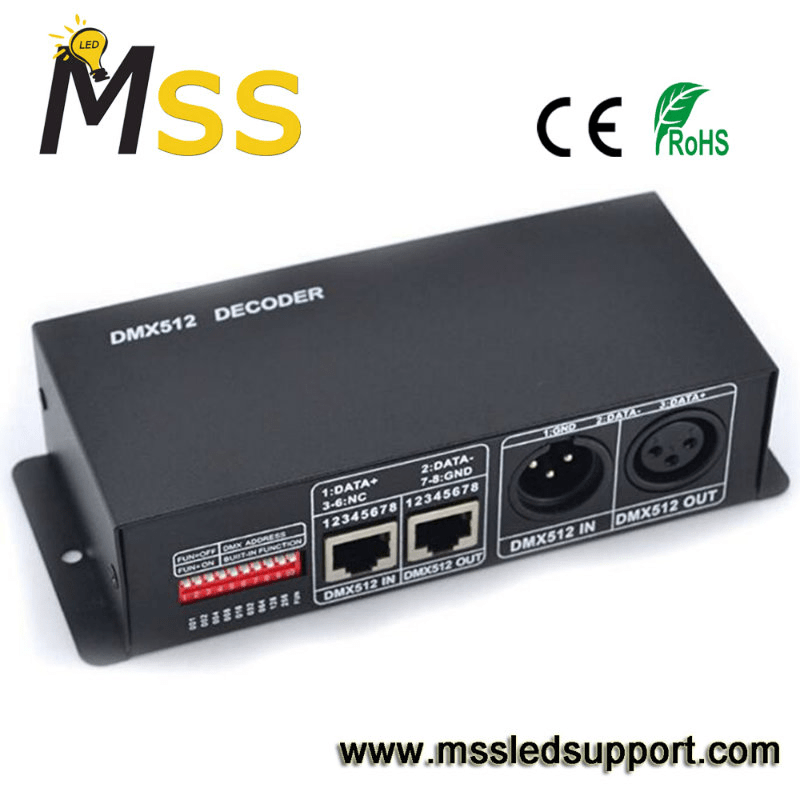 DMX512 Decoder Controller DMX Controller Signal Decoder and Data Decoder