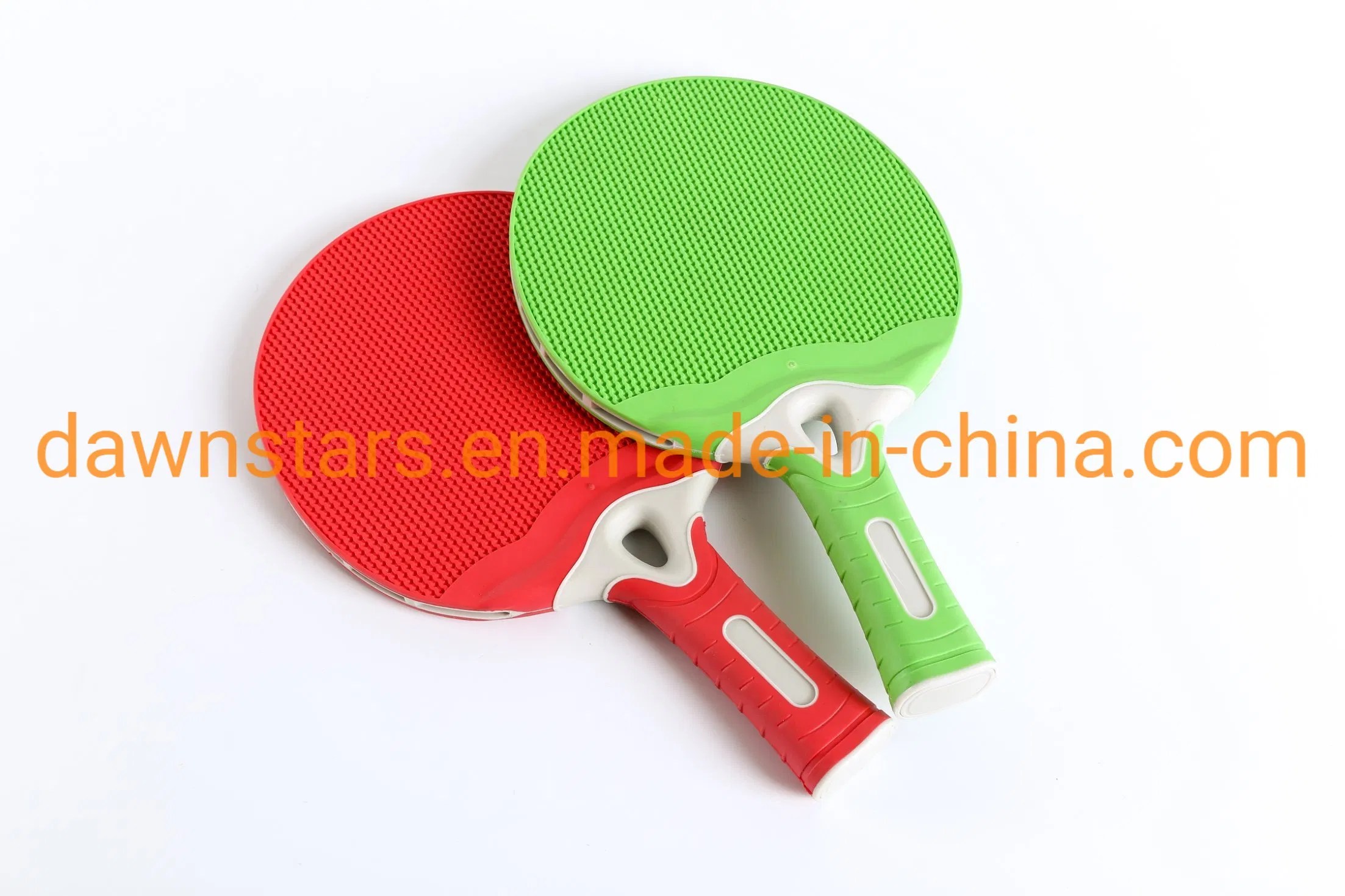 Children Students Table Tennis Racket Rubber Plastic OnePiece Straight