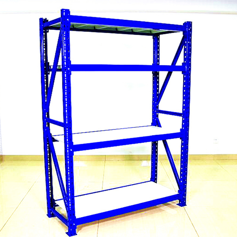 Factory 4 Layers Shelving Long Span Warehouse Racking Boltless Rack