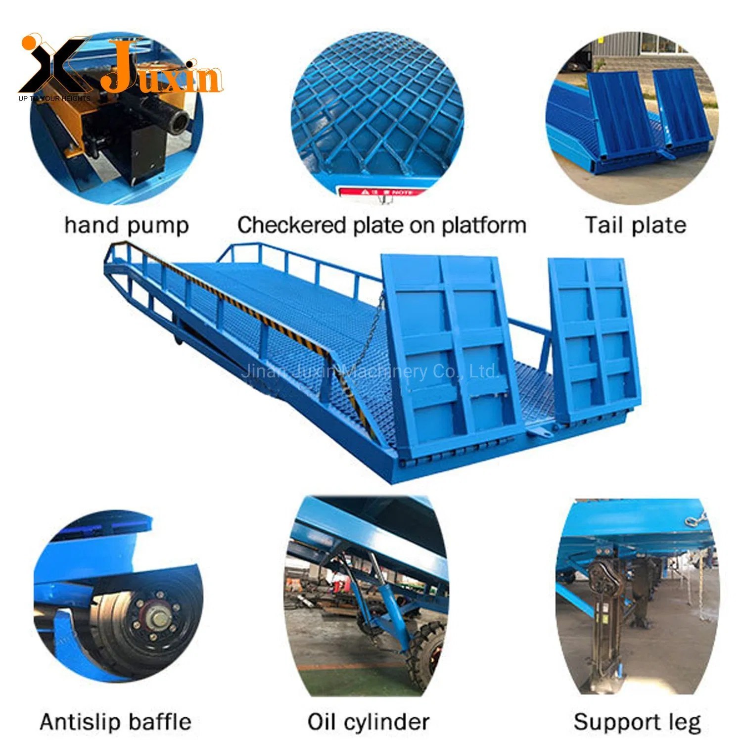 Mobile Yard Ramp Container Loading Dock Ramp Slope for Forklift China