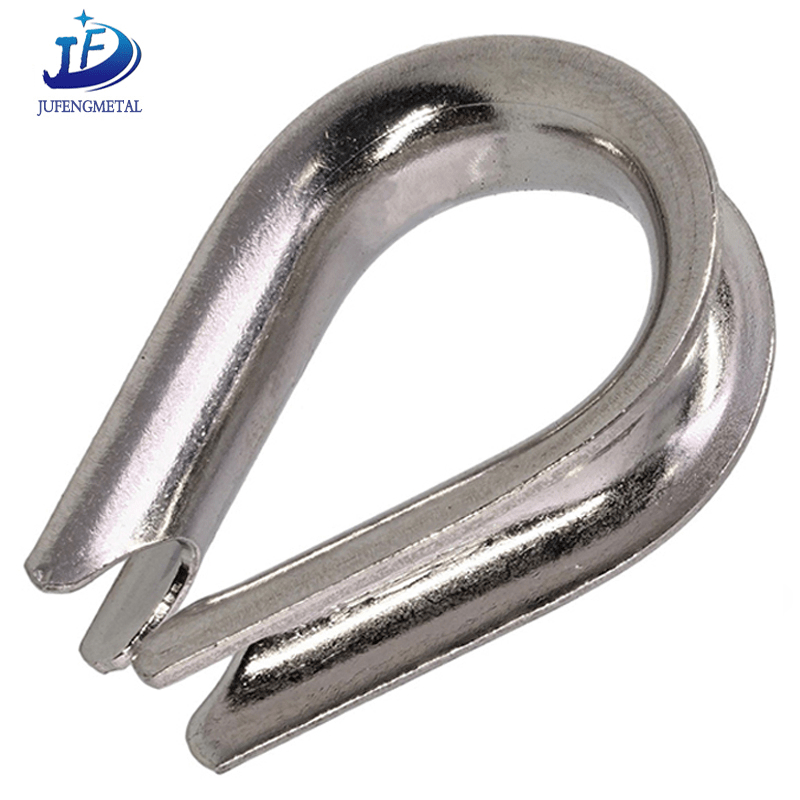 Stainless Steel Wire Rope Ring Thimbles Wire Rope Caple Thimble Rigging
