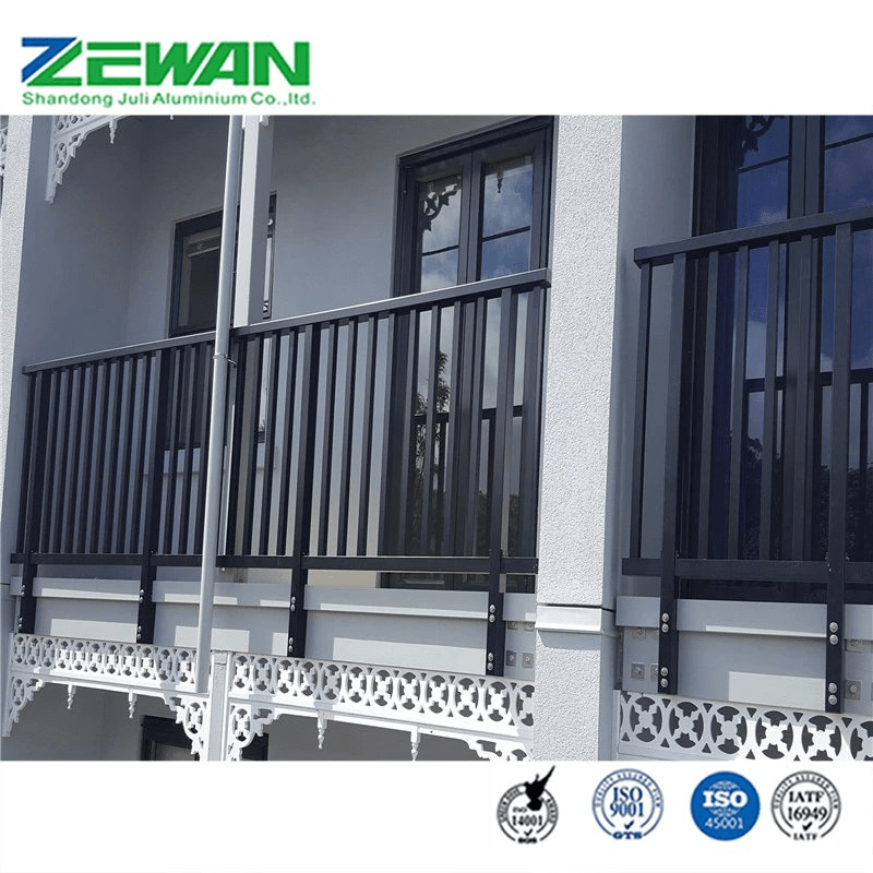 Aluminum Railing Customization Powder Coating Aluminum Stairs Handrail