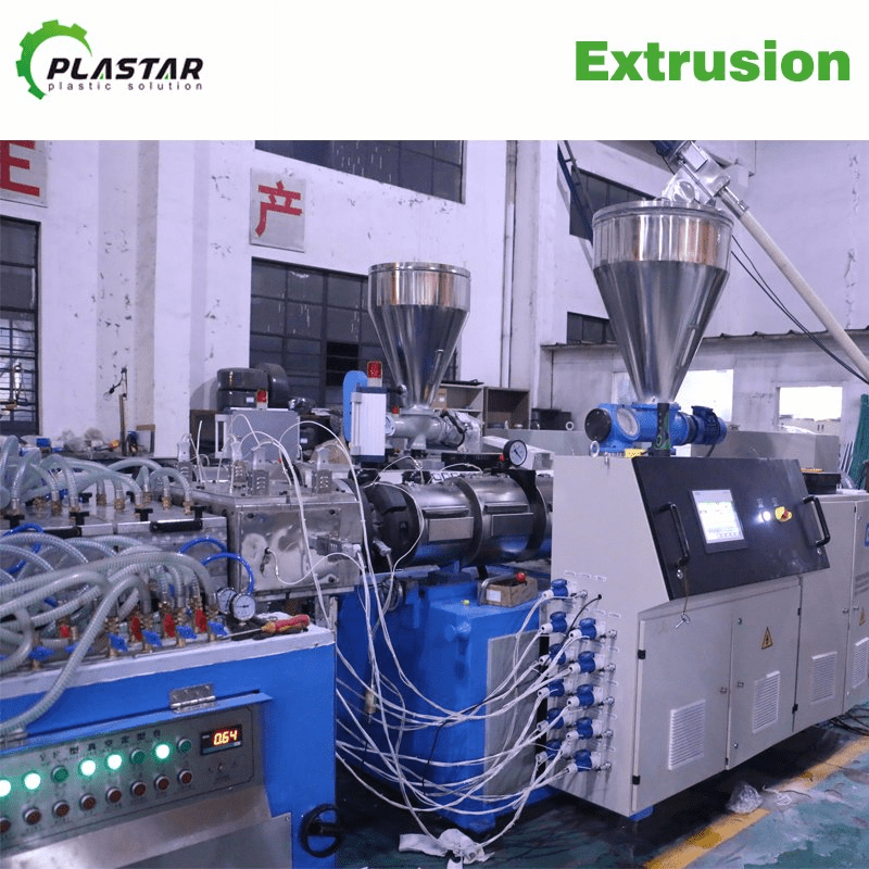 PVC Wall Panel Production Line / WPC Profile Extruder Making Machine