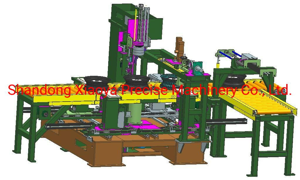 Runout Testing Machine for Steel Wheel Rim Line China Runout Tester