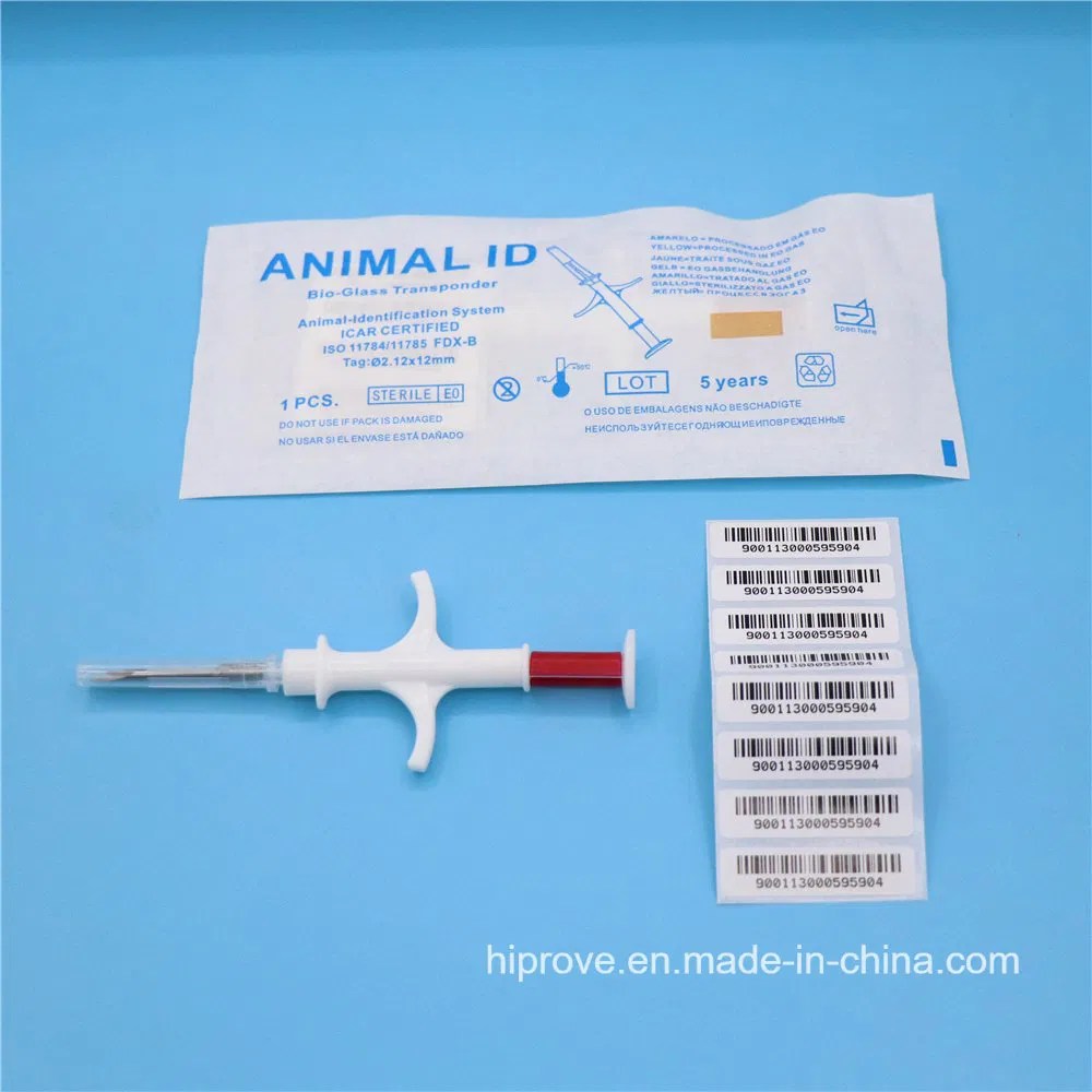 Animal ID Microchips Injection Syringe Microchip for Tracking China