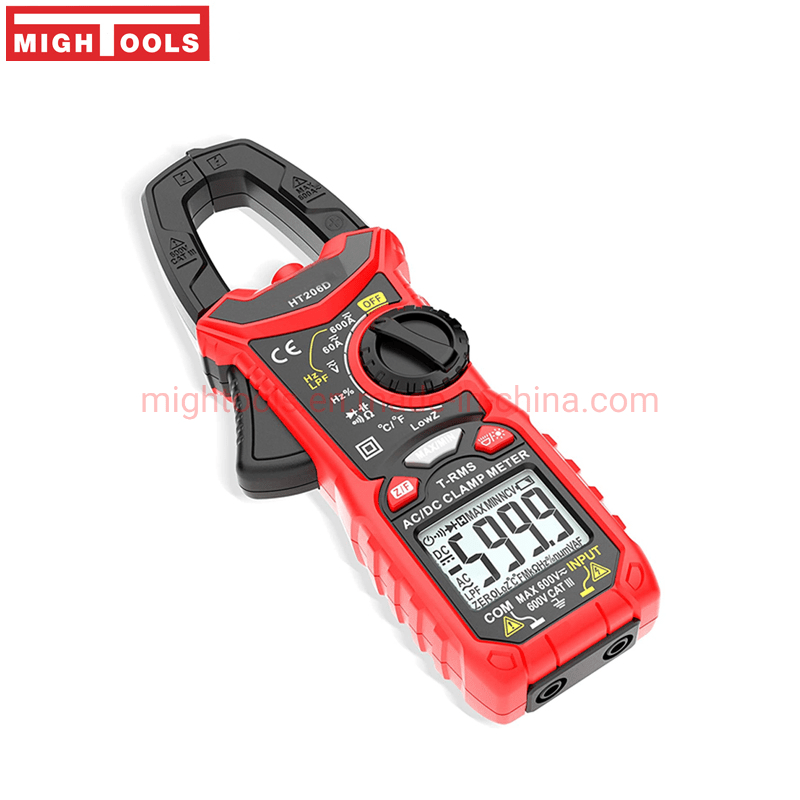 Digital Clamp Meter TRMS 6000 Counts, Multimeter Voltage Tester Auto