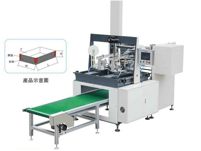 Automatic Cardboard Box Corner Taping Machine for Rigid Box Machine