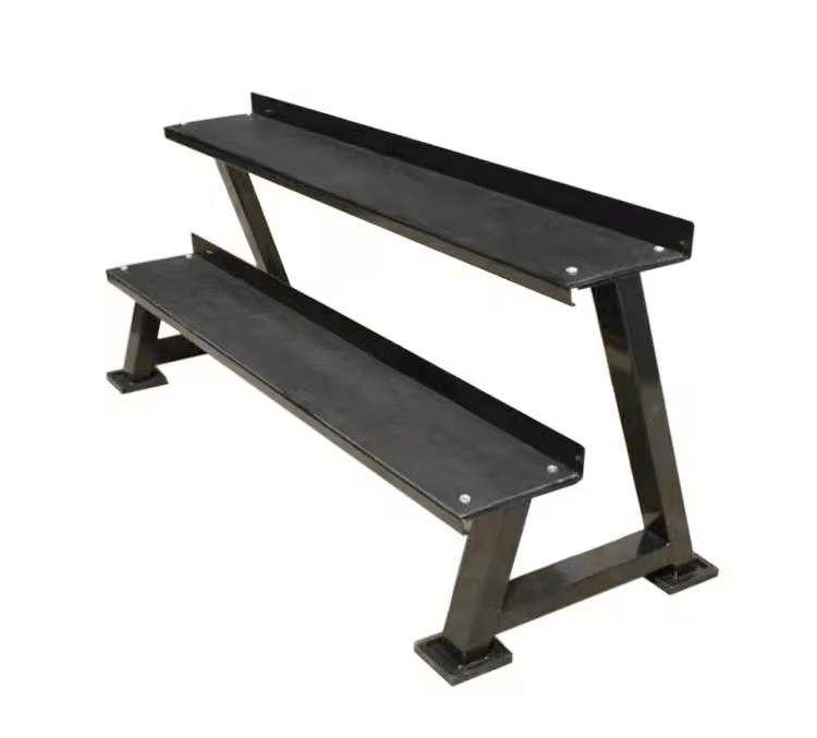 Commercial Use Kettlebell Storage Racks Two Layer Kettlebell Storage