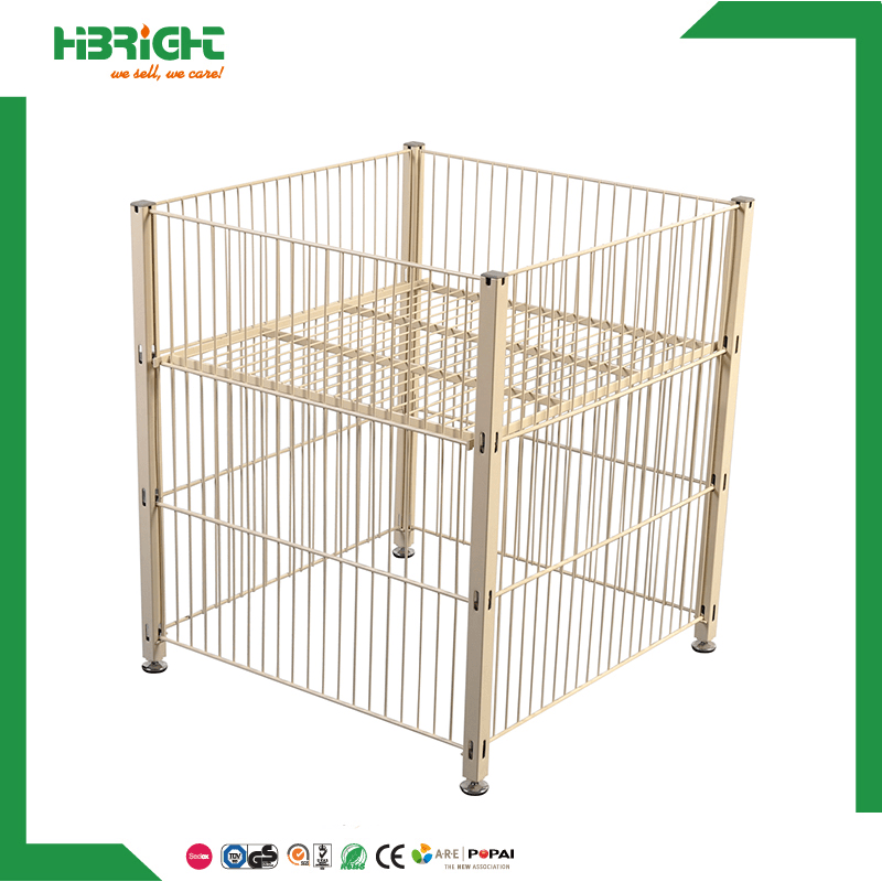 Round Bin Spinner Display Fixture Wire Metal Store Display Rack China