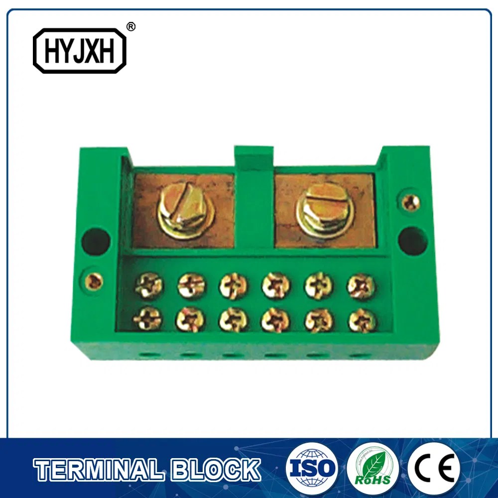 Two Inlet MultiOutlet Neutral Line Terminal Block Distribution Block