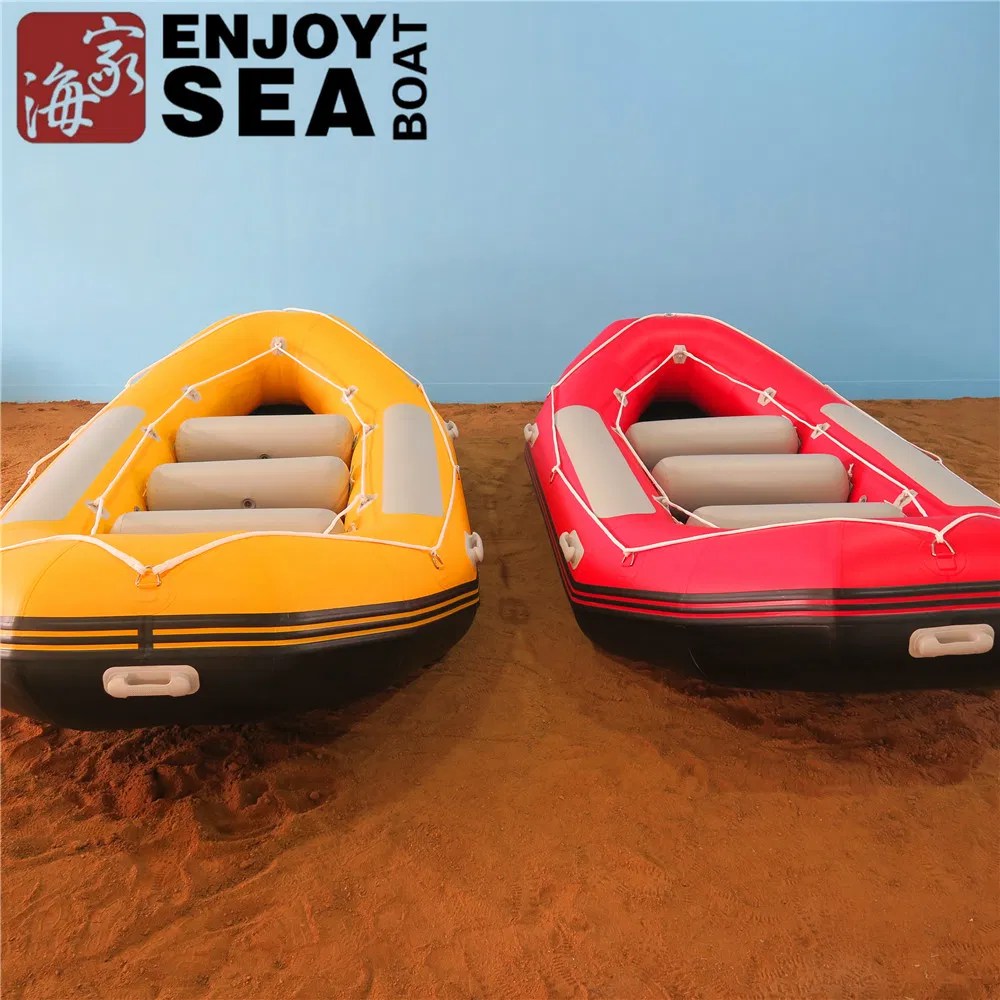 Rowing Inflatable Fishing Rescue Fold Rafting Boat with Outboard Engine