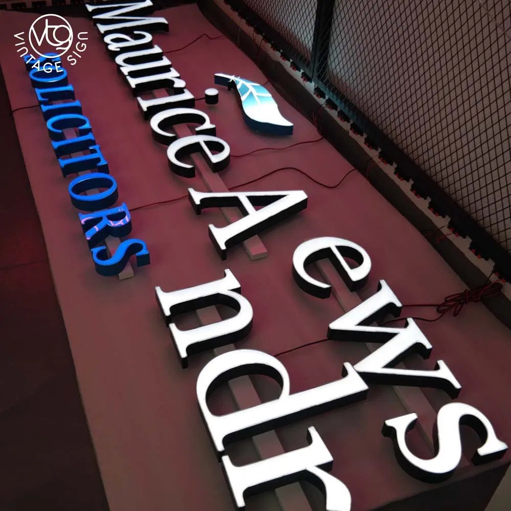 Face Logo Business Signs Front Lit LED Shop Sign China Business Front