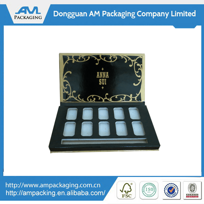 Custom Makeup Boxes Eye Shadow Box Clamshell Style Packaging Box