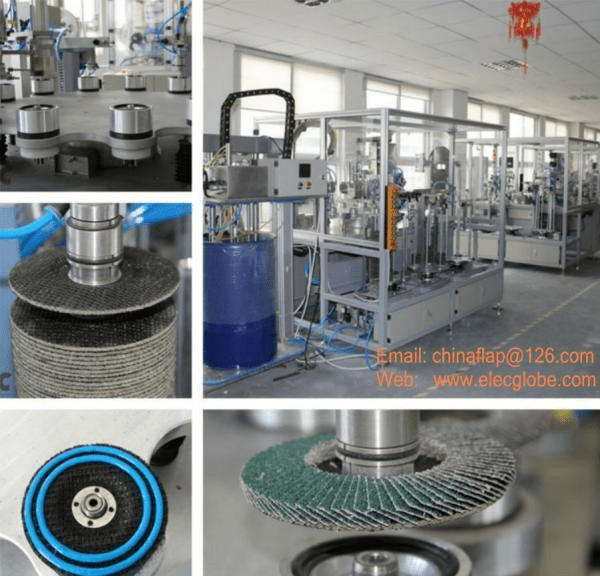 Automatic Flap Disc Machine, Flap Disc Making Machine China Flap Disc