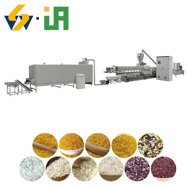 Stable Performance Fortified Rice Extruder Artificial Rice Making